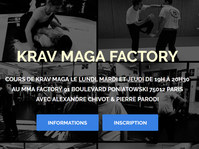 Krav Maga Factory - Site du Club Krav Maga Factory - Paris 12